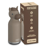 Asobu Bestie Animal Double Wall Stainless Steel Bottle 16oz Horse