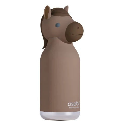 Asobu Bestie Animal Double Wall Stainless Steel Bottle 16oz Horse