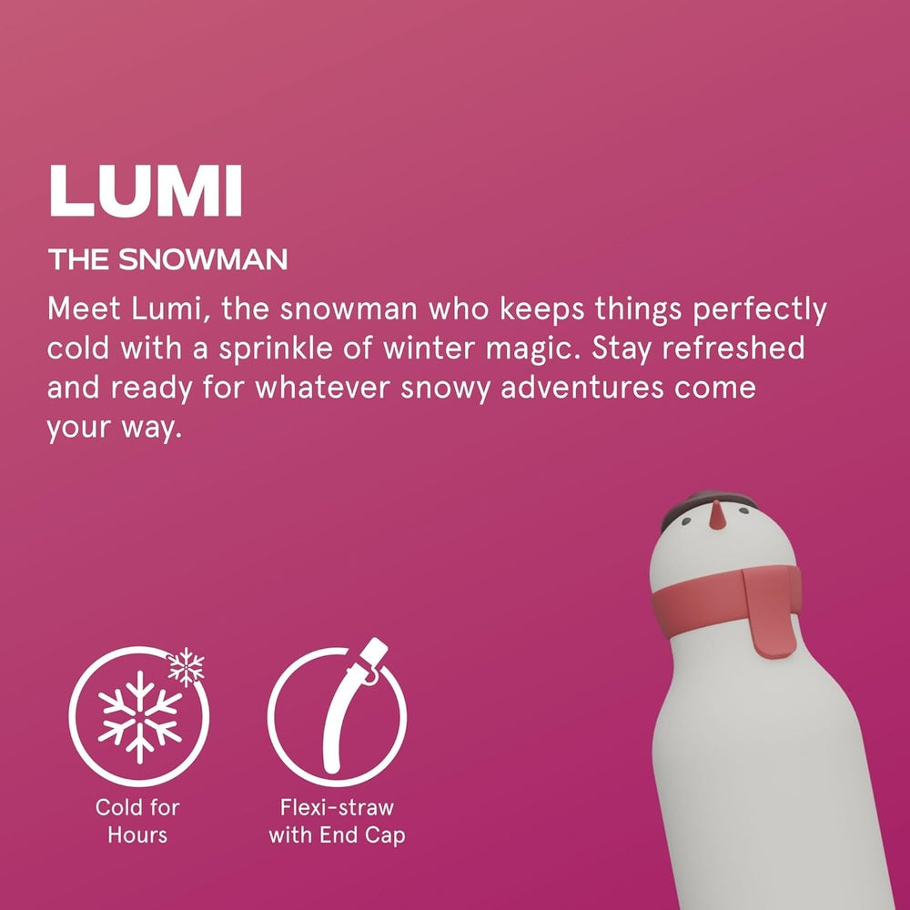 Asobu Bestie Holiday Bottle 16oz Snowman
