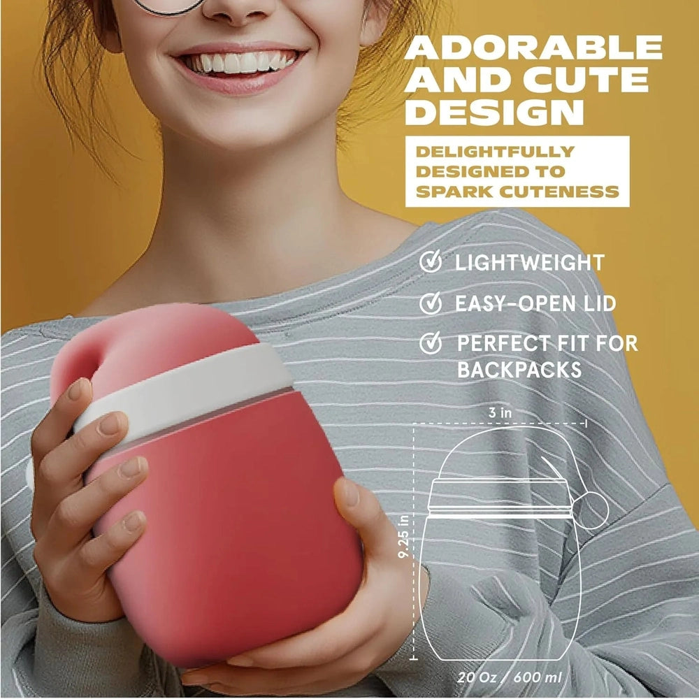 Asobu Foodie Holiday Kids Insulated Food Jar 20oz Santa