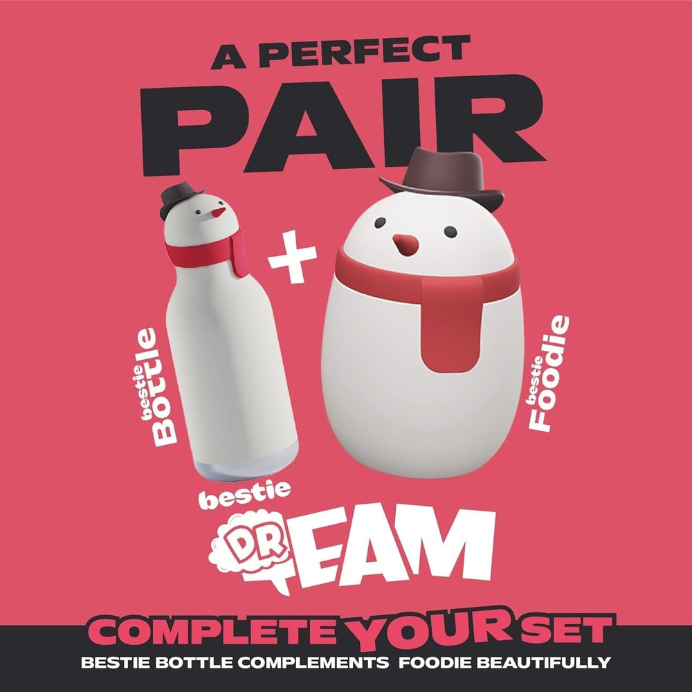 Asobu Foodie Holiday Kids Insulated Food Jar 20oz Snowman