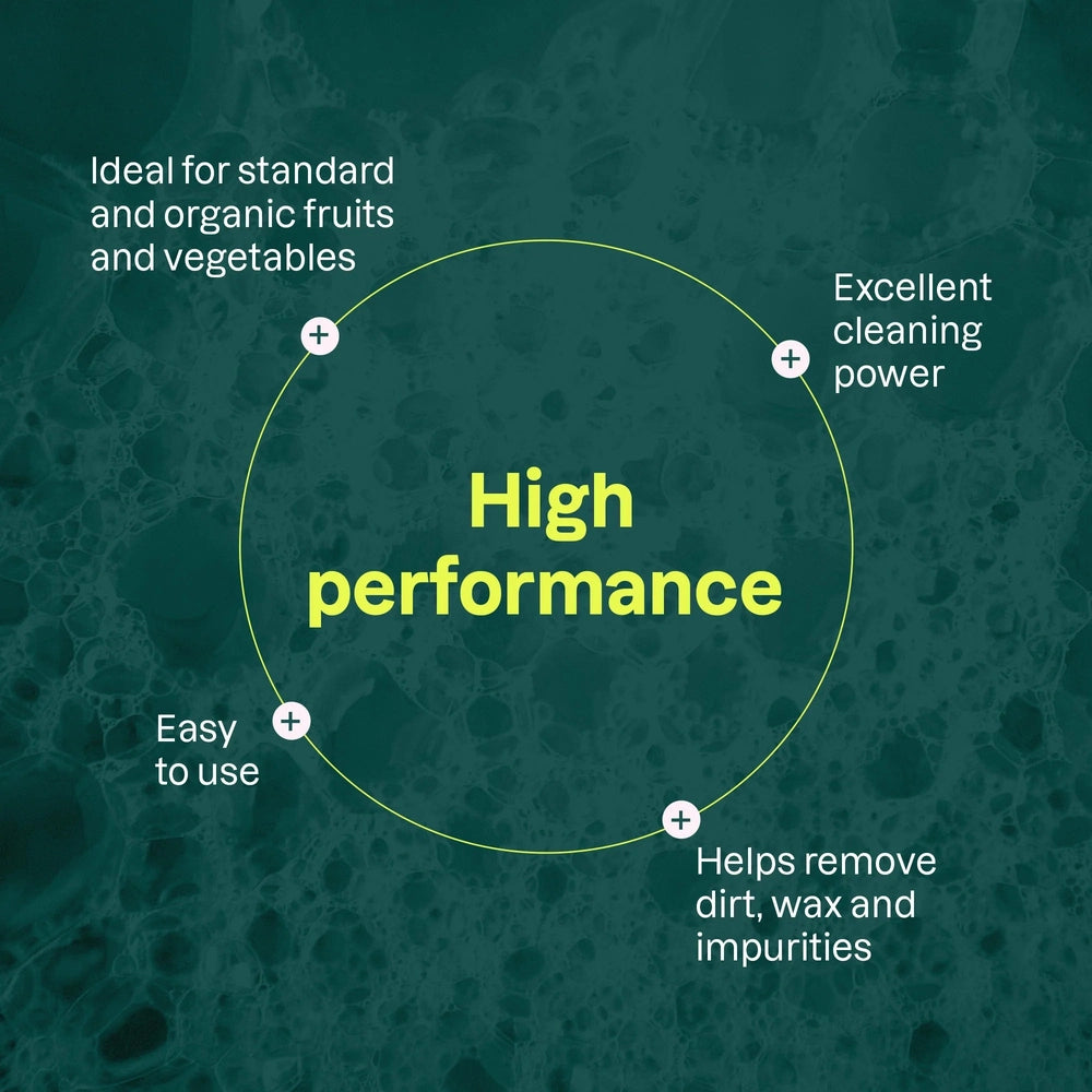 ATTITUDE Fruit & Vegetable Wash 800 ml, high‑performance cleaning for standard and organic produce, easy to use