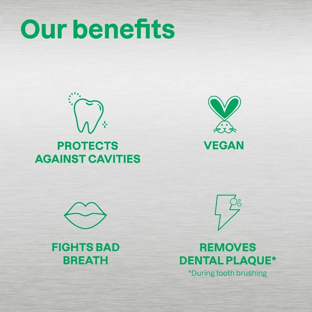 Attitude Kids Toothpaste With Fluoride 120G, vegan, protects cavities and removes plaque during brushing.