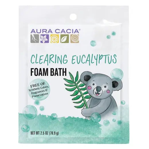 Aura Cacia Kids Clearing Foam Bath Eucalyptus