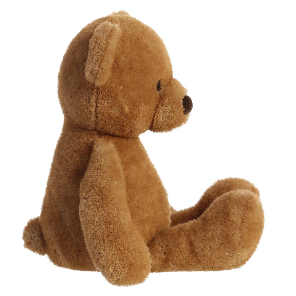 Aurora Softie Bear 13-inch stuffed animal in brown plush fur for cuddles