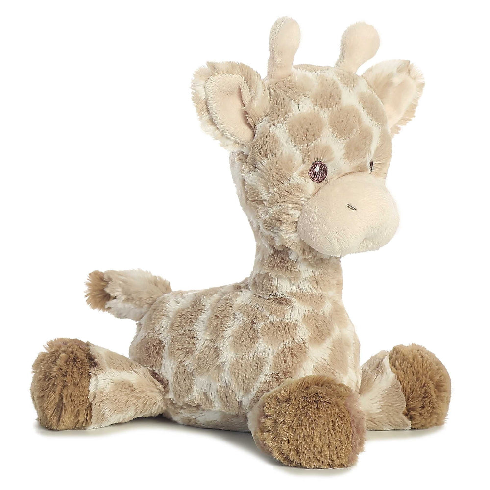 Aurora Ebba Loppy Giraffe plush, 11.5-inch beige-brown striped stuffed animal
