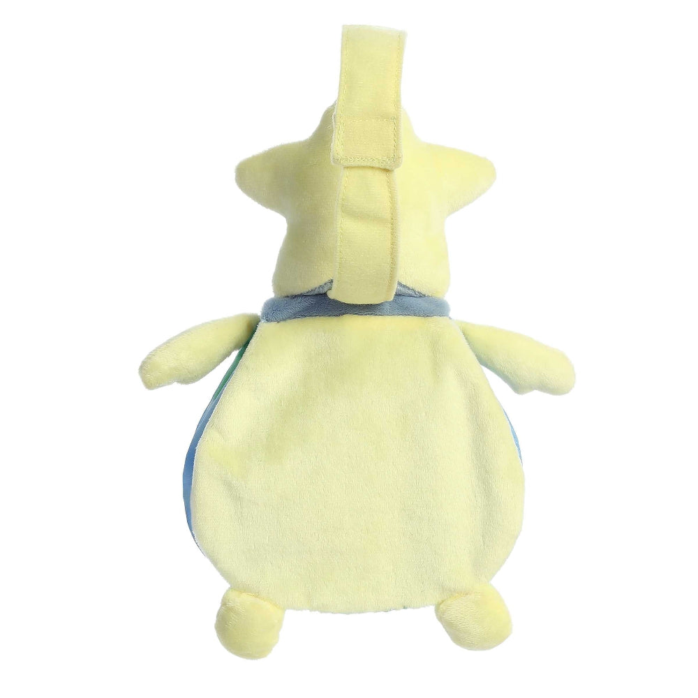 Aurora Ebba Story Pals Twinkle Twinkle Little Star plush toy, yellow star with blue belt, 9 inches