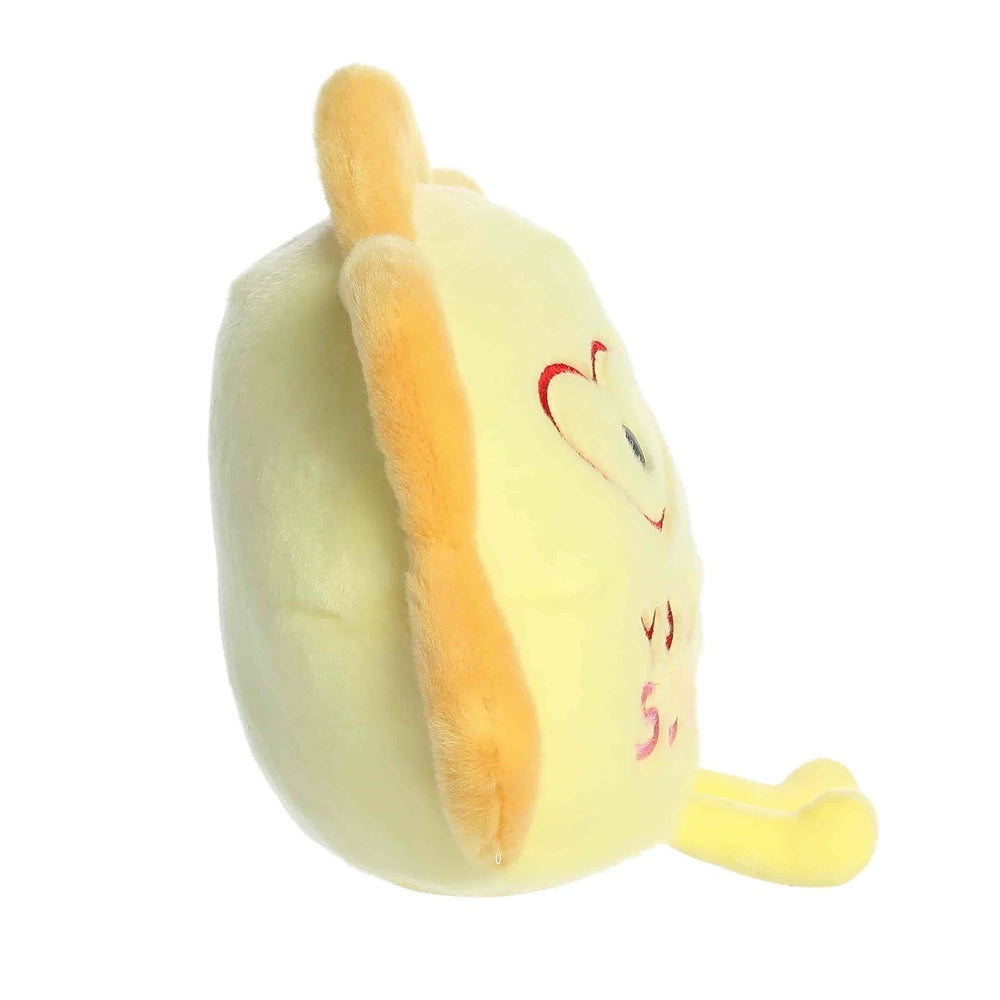 Aurora Just Sayin You Are My Sunshine sun plush toy, 9-inch yellow stuffed animal with orange accents