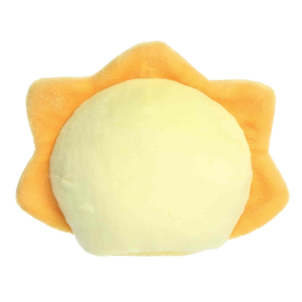 Aurora Just Sayin You Are My Sunshine sun plush, yellow center with orange sunray edges, 9" stuffed toy