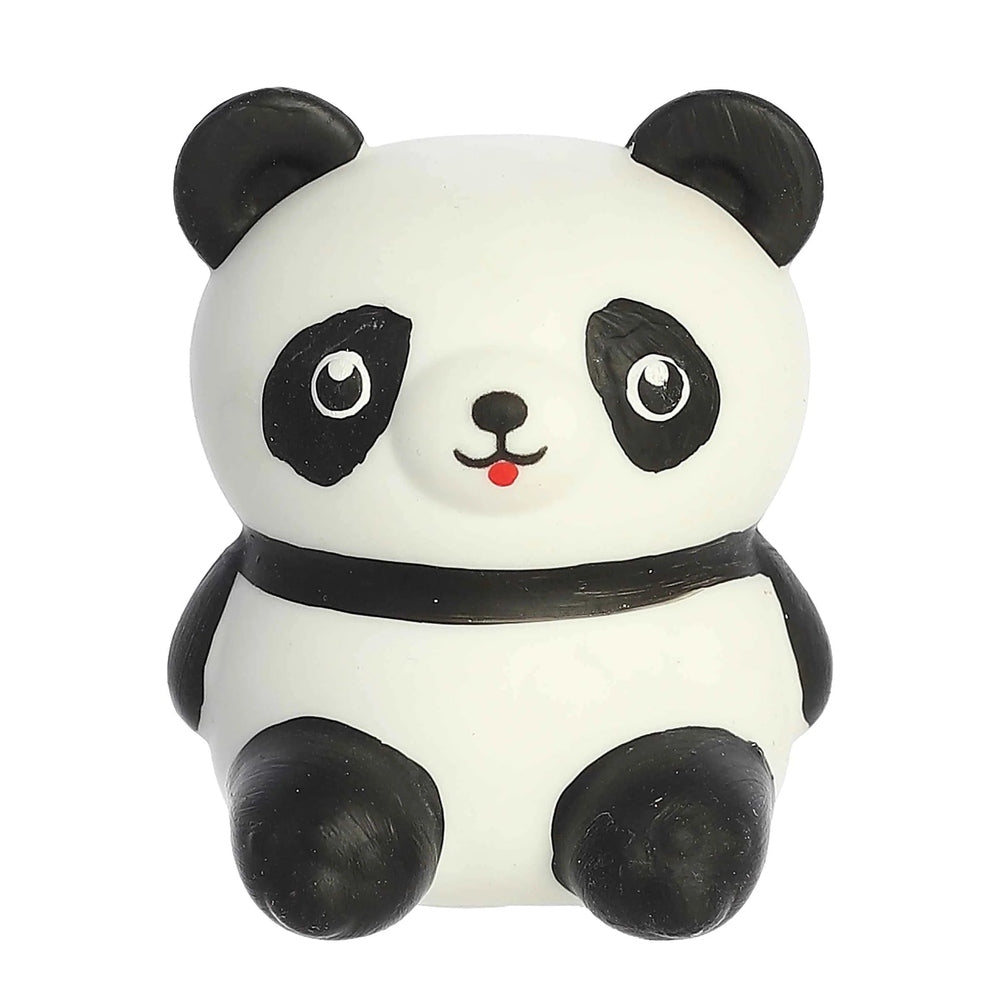 Aurora Marshmallow Panda stuffed animal, 3-inch plush in white with black ears and limbs