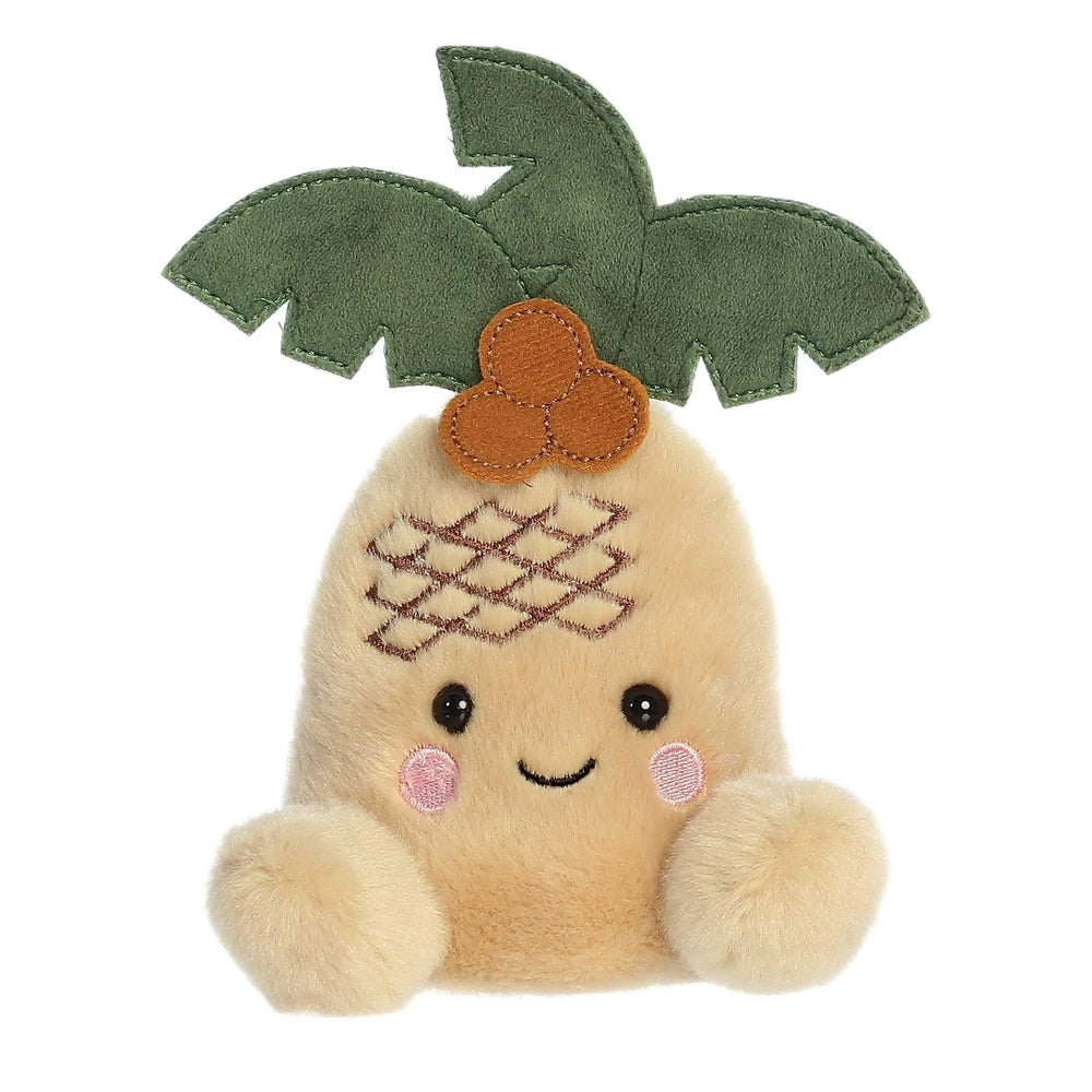 Aurora Palm Pals Breezy Palm Tree plush, 5-inch beige trunk with green felt leaves