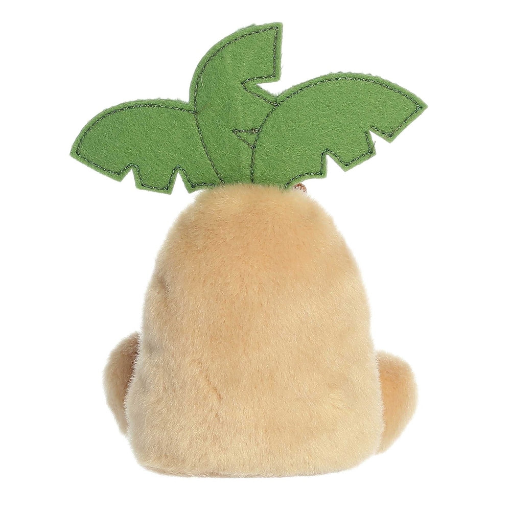 Palm Pals Breezy Palm Tree 5in plush stuffed animal with beige trunk and green felt leaves