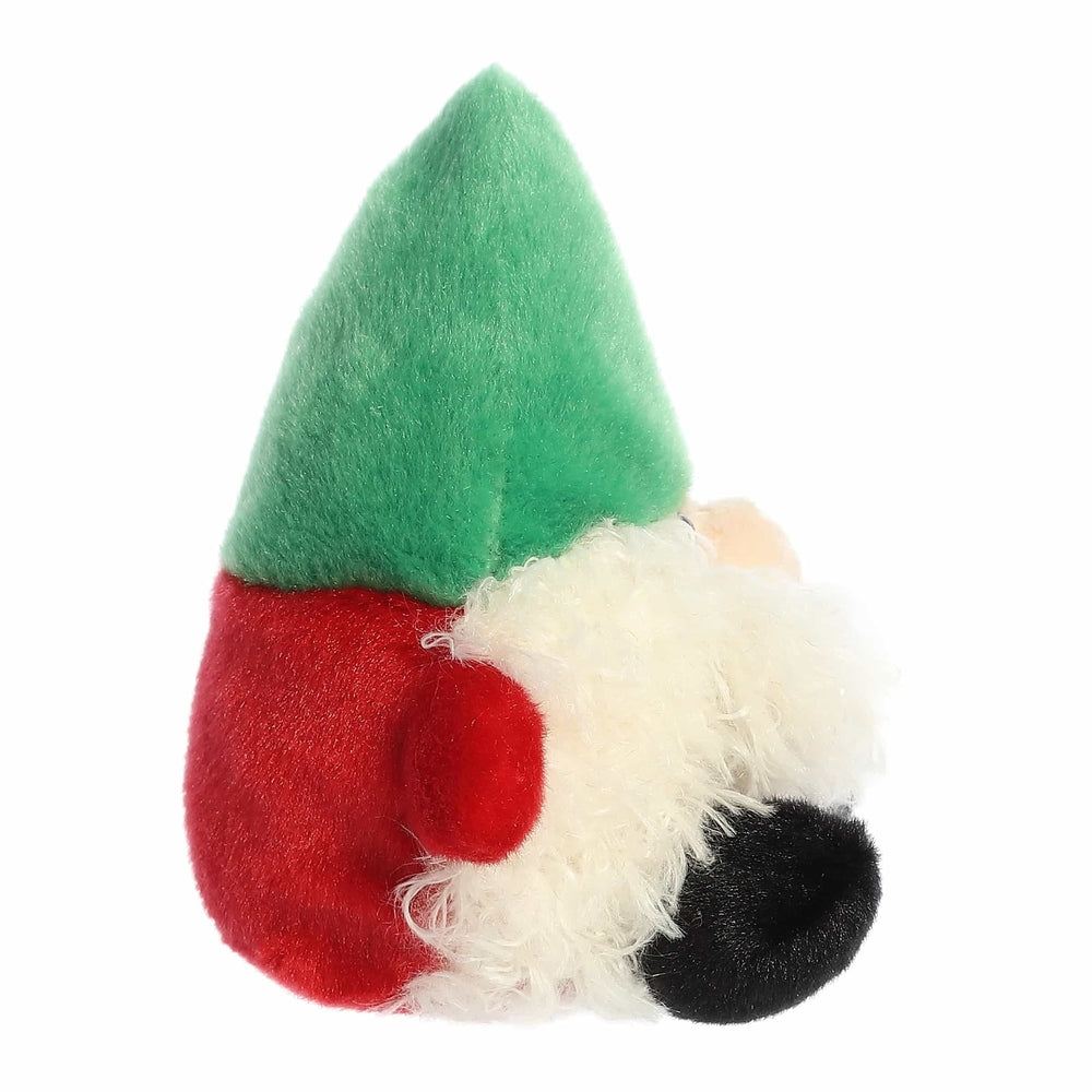 Aurora Palm Pals Gnick Gnome plush, 5in, green hat, red body, white beard