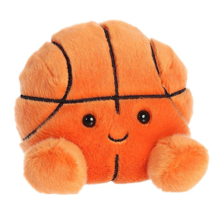 Aurora Palm Pals Hoops Basketball 5in plush stuffed animal in orange with black seams