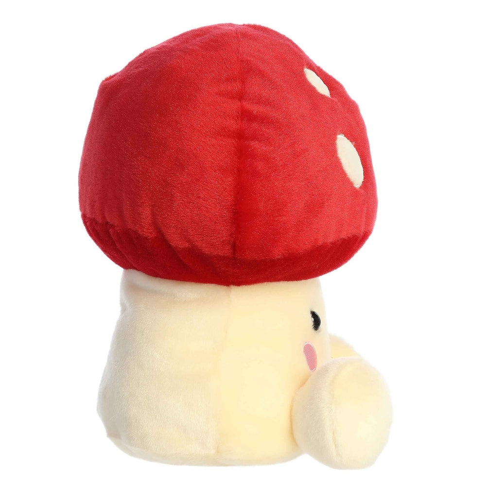 Aurora Palm Pals Amanita Mushroom plush toy, red cap with cream stem