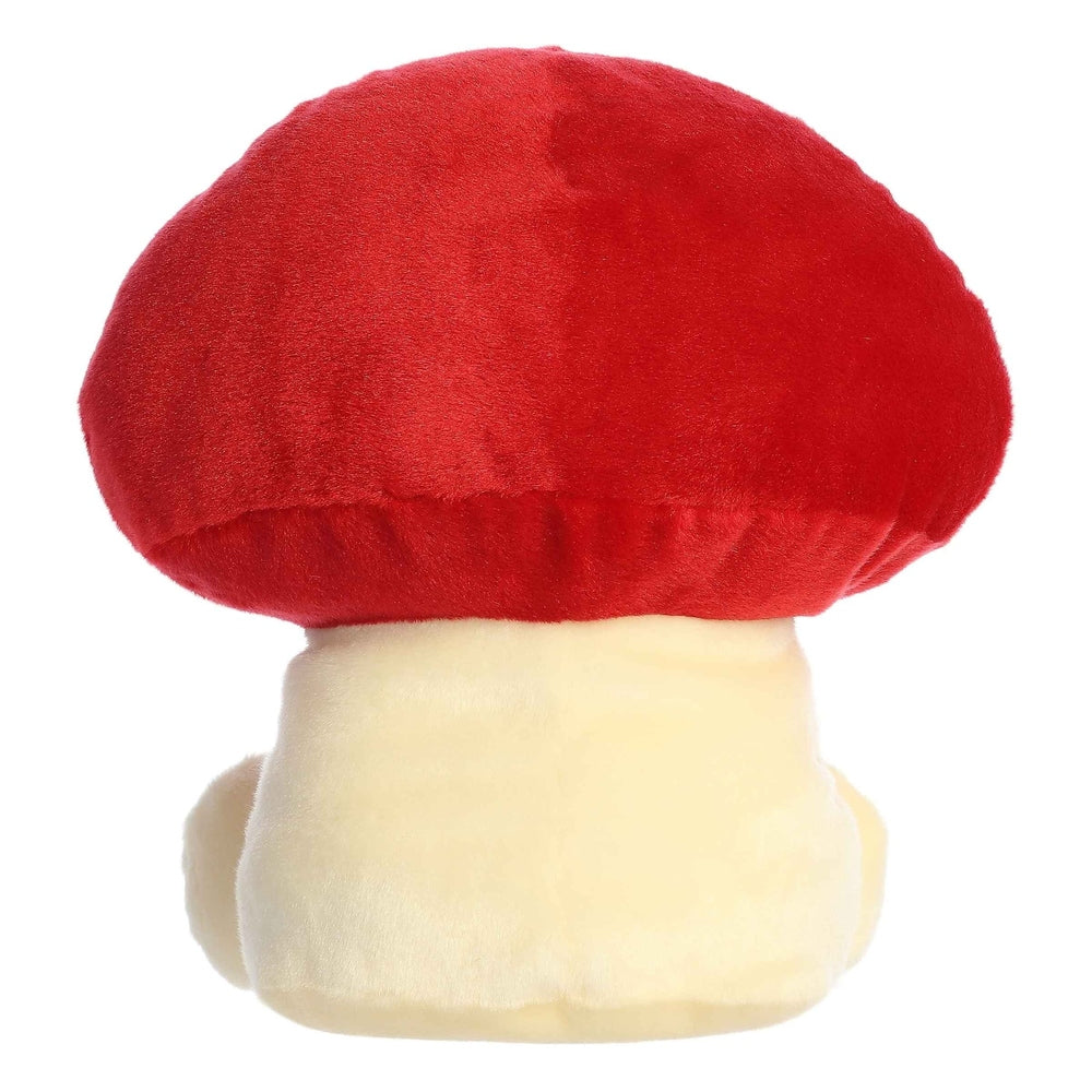 Aurora Palm Pals Amanita mushroom stuffed toy, red cap with cream stem, 13 inches