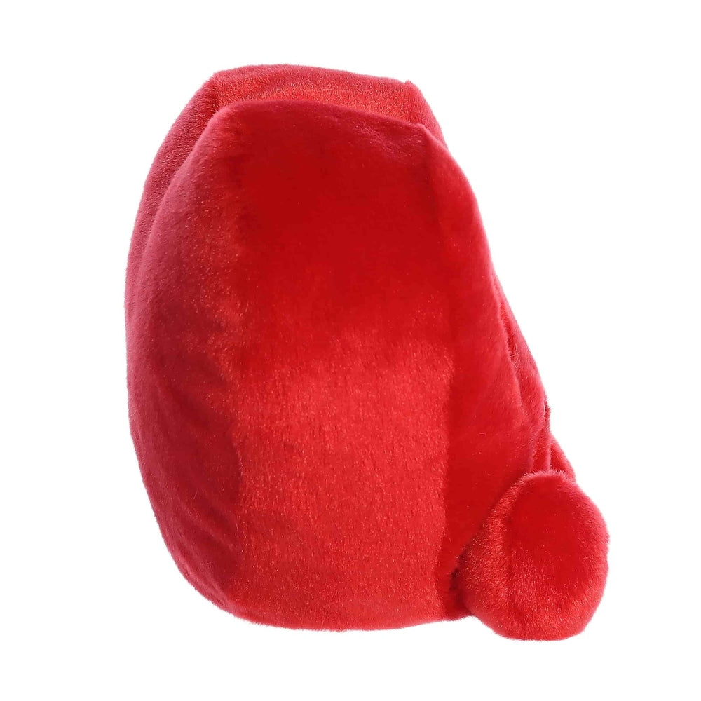 Aurora Palm Pals Kimi Kisses Heart plush toy, bright red fuzzy fabric with a small round pom-pom