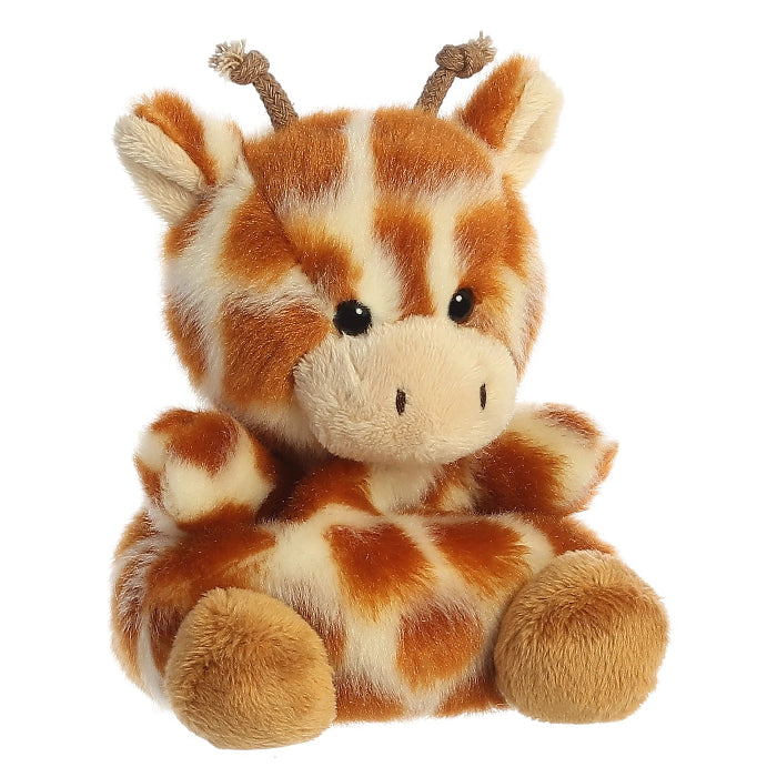 Aurora Palm Pals Safara giraffe plush stuffed animal, 5-inch, orange and cream fur