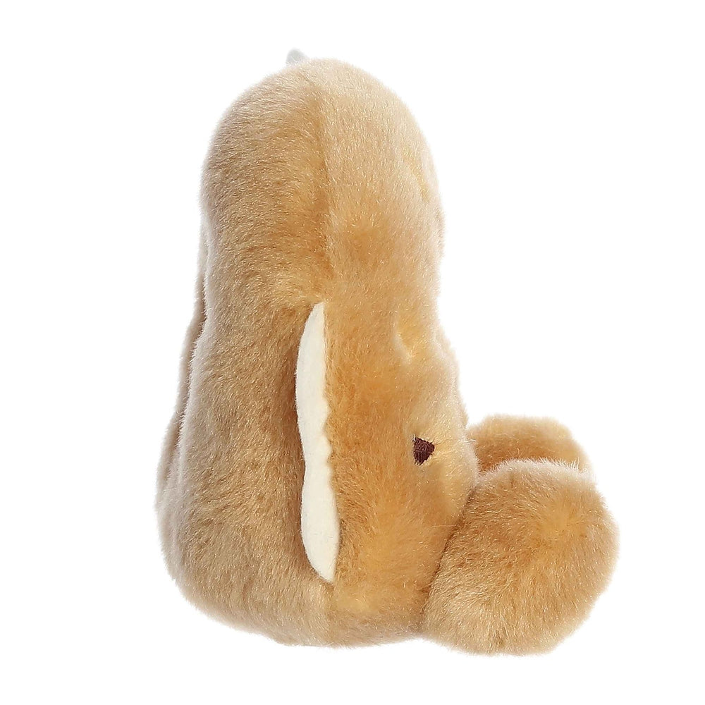 Aurora Palm Pals Tony Everything Bagel 5" plush toy — tan fuzzy bunny with white inner ear texture