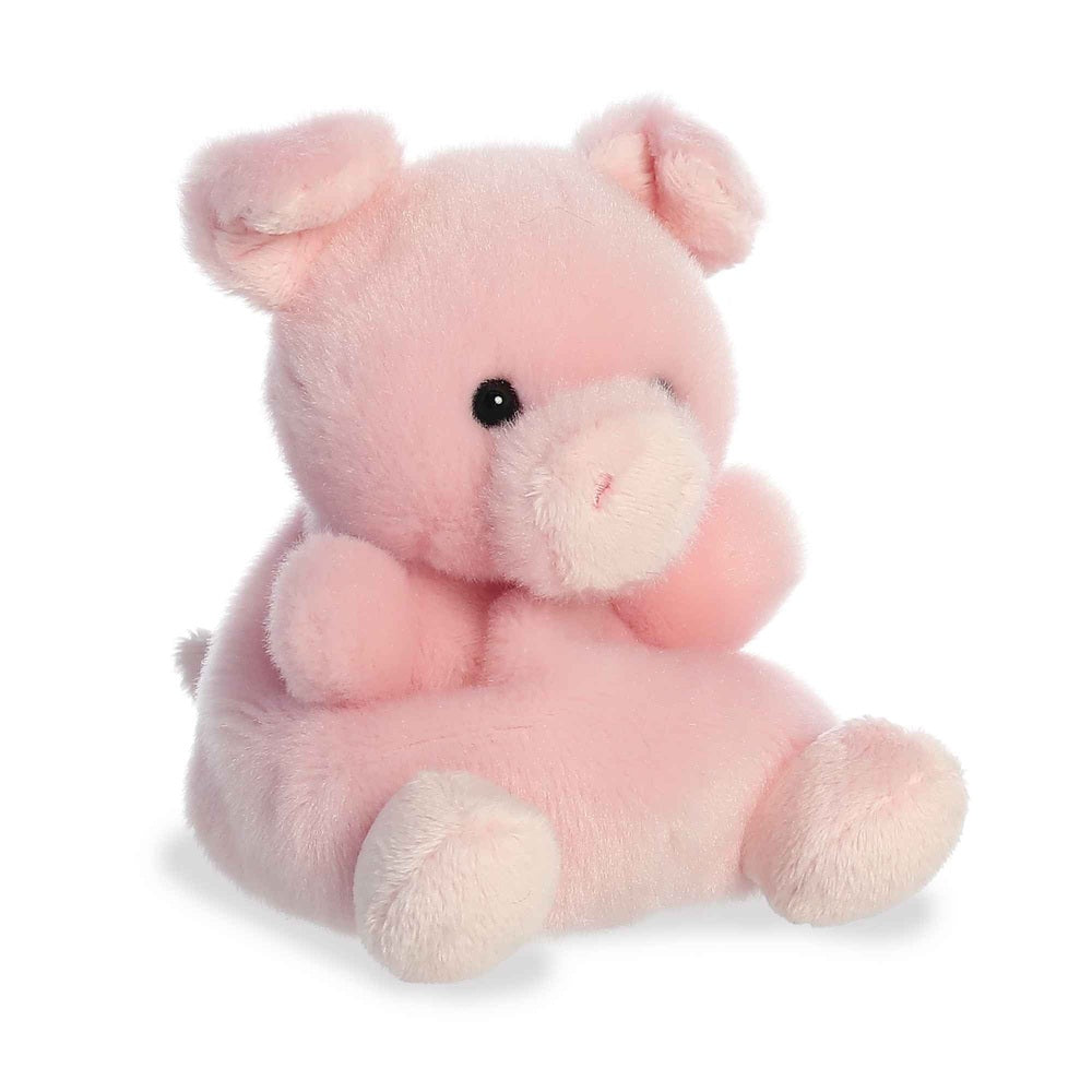 Aurora Palm Pals Wizard Pig 5" plush in soft pink fur with black eyes