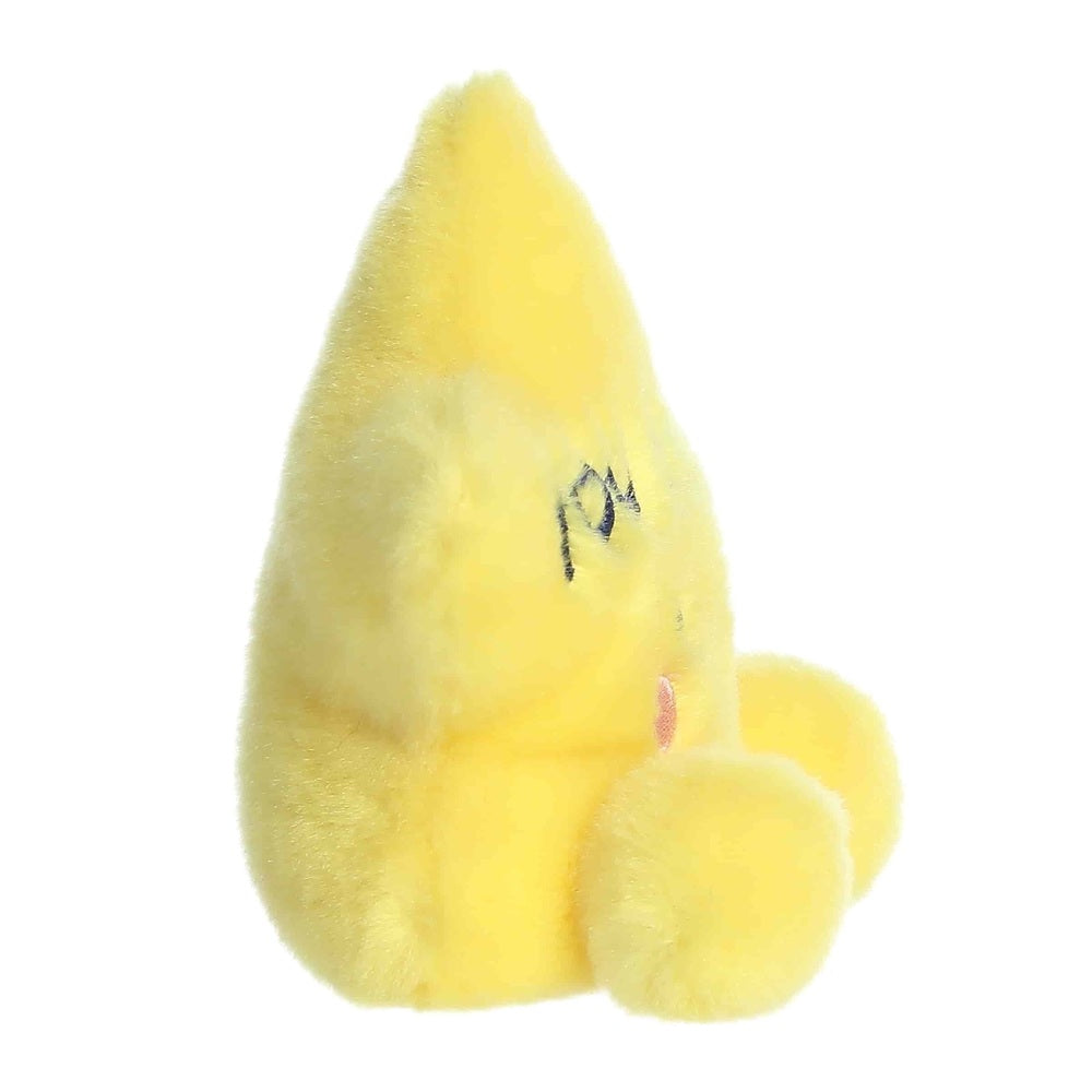 Aurora Palm Pals You Did It Star plush, yellow soft fabric with embroidered eyes, 5" stuffed animal.