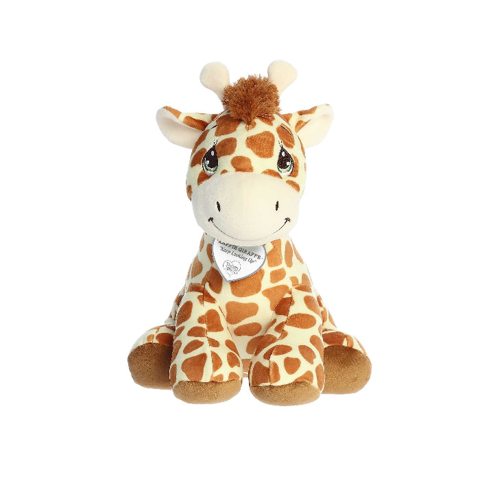 Aurora Raffie Giraffe 12-inch plush stuffed animal in tan and brown spots
