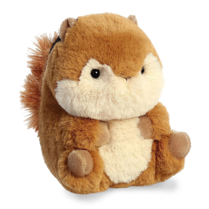Aurora Rolly Pet Romper Chipmunk plush stuffed animal, 5-inch brown and cream