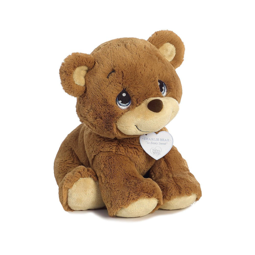 Aurora So Beary Sweet Charlie Bear 8.5in plush; brown fur with cream muzzle