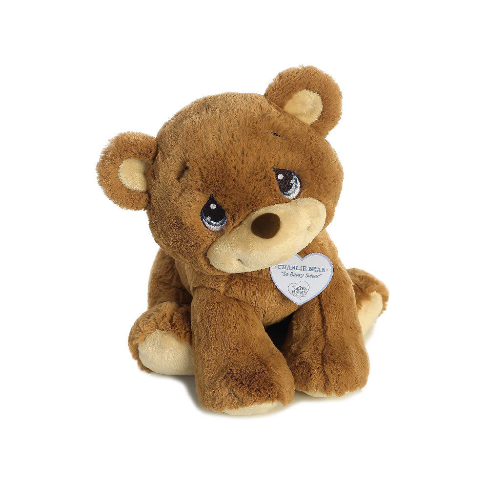 Aurora Charlie Bear So Beary Sweet 8.5-inch plush teddy, brown with cream muzzle and paws