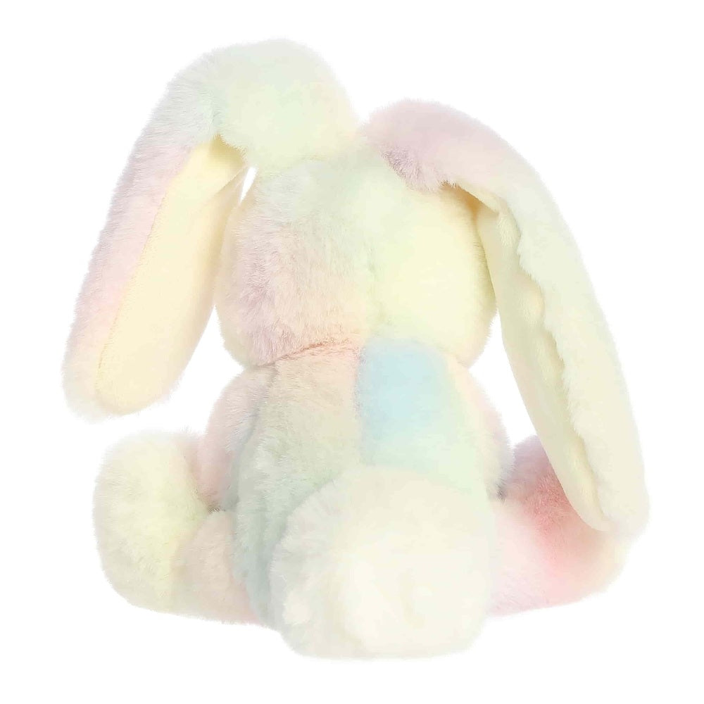 Aurora 8-inch Spring Candy Cottontails plush bunny with pastel multicolor fur