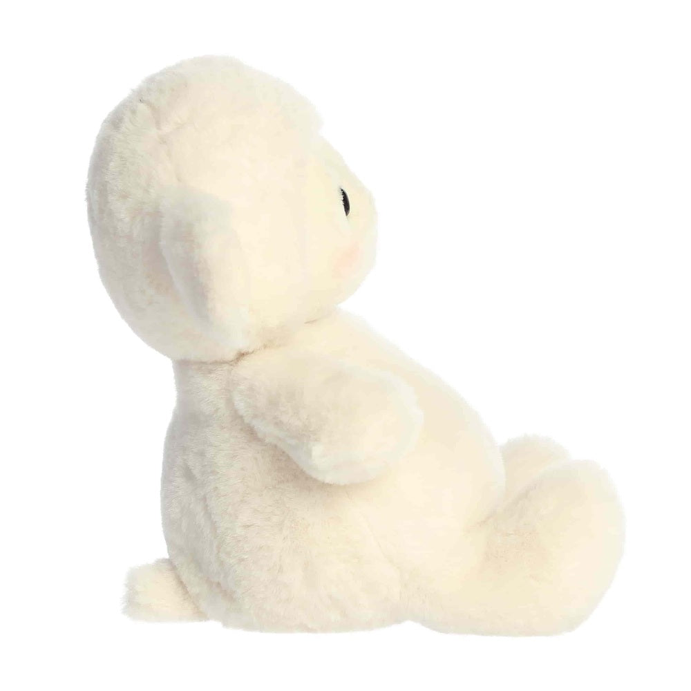 Aurora Spring Dumplin plush bunny stuffed animal in cream white fur