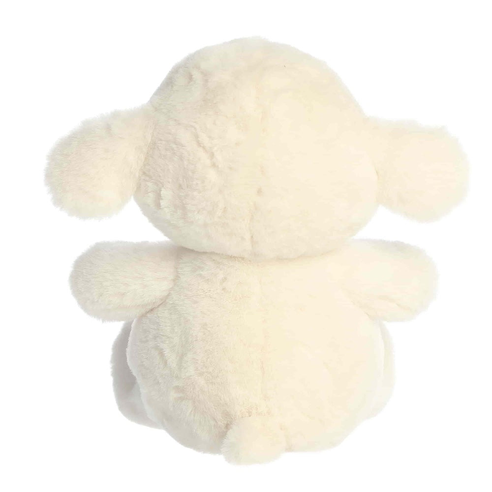 Aurora Spring Dumplin plush stuffed bunny with cream white fluffy fur