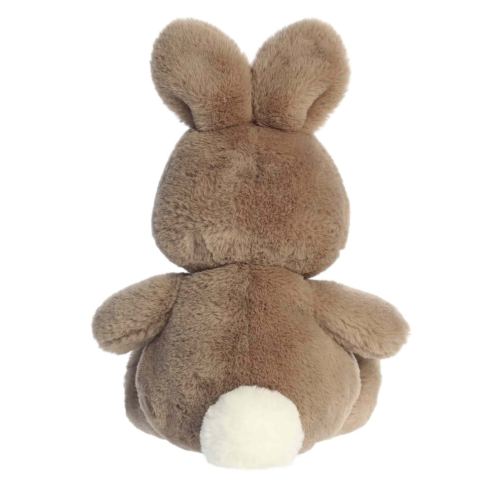Aurora Spring Dumplin plush bunny, brown soft stuffed animal with white tail