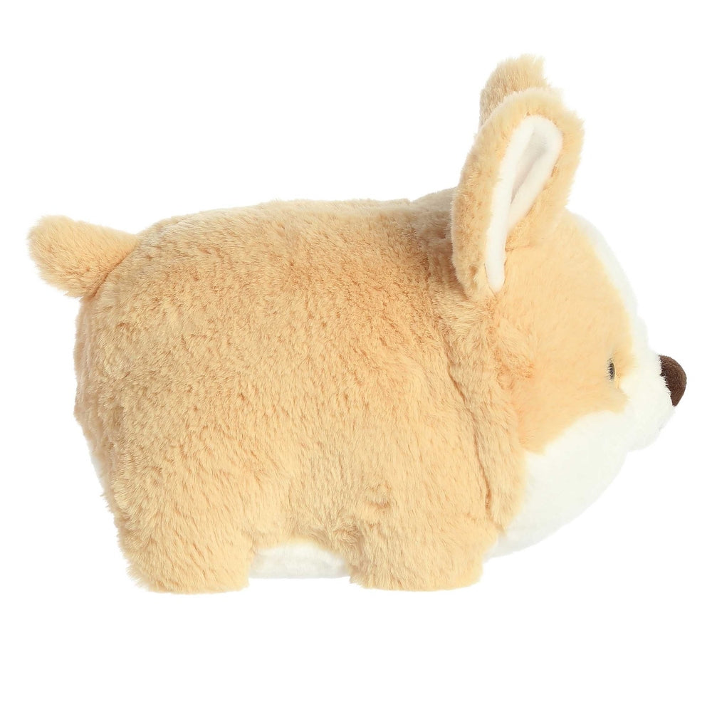 Aurora Spudsters Colby Corgi plush, 10-inch tan with white chest and brown nose