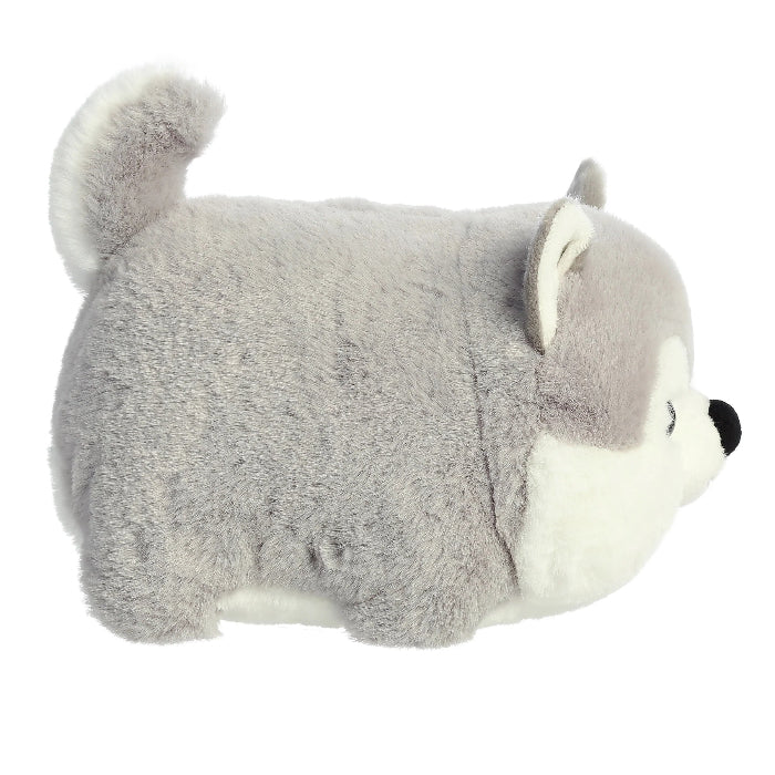 Aurora Spudsters Haze Husky plush stuffed animal, 10-inch grey and white
