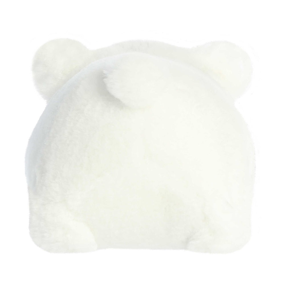 Aurora Spudsters Penni Polar Bear 10-inch plush toy, fluffy white with tiny ears for cuddling.
