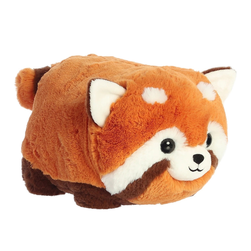 Aurora Spudsters Remy Red Panda 10" plush toy with orange fur, white face, and black eyes.