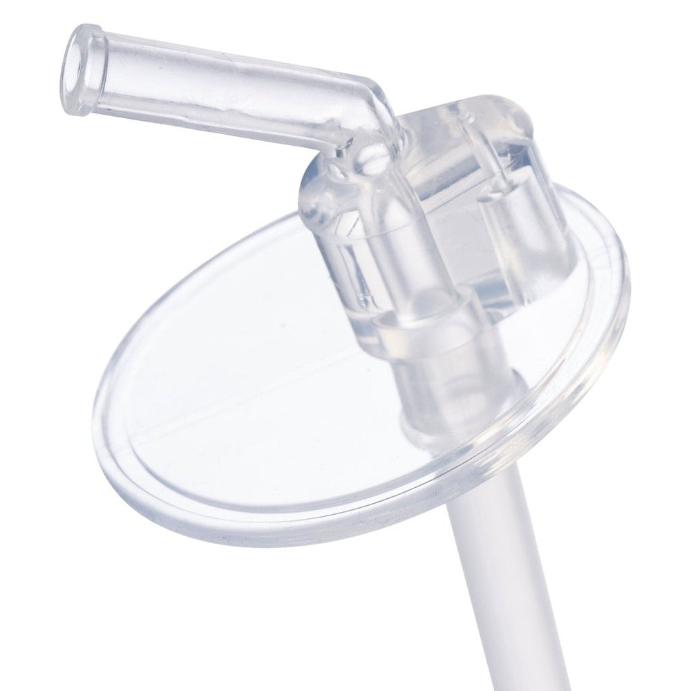 B.Box Insulated Bottle lid with clear plastic top and built-in straw attachment