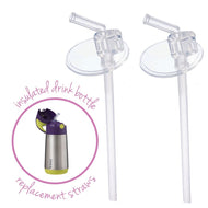 B.Box Insulated Drink Bottle Replacement Straw-2Pack