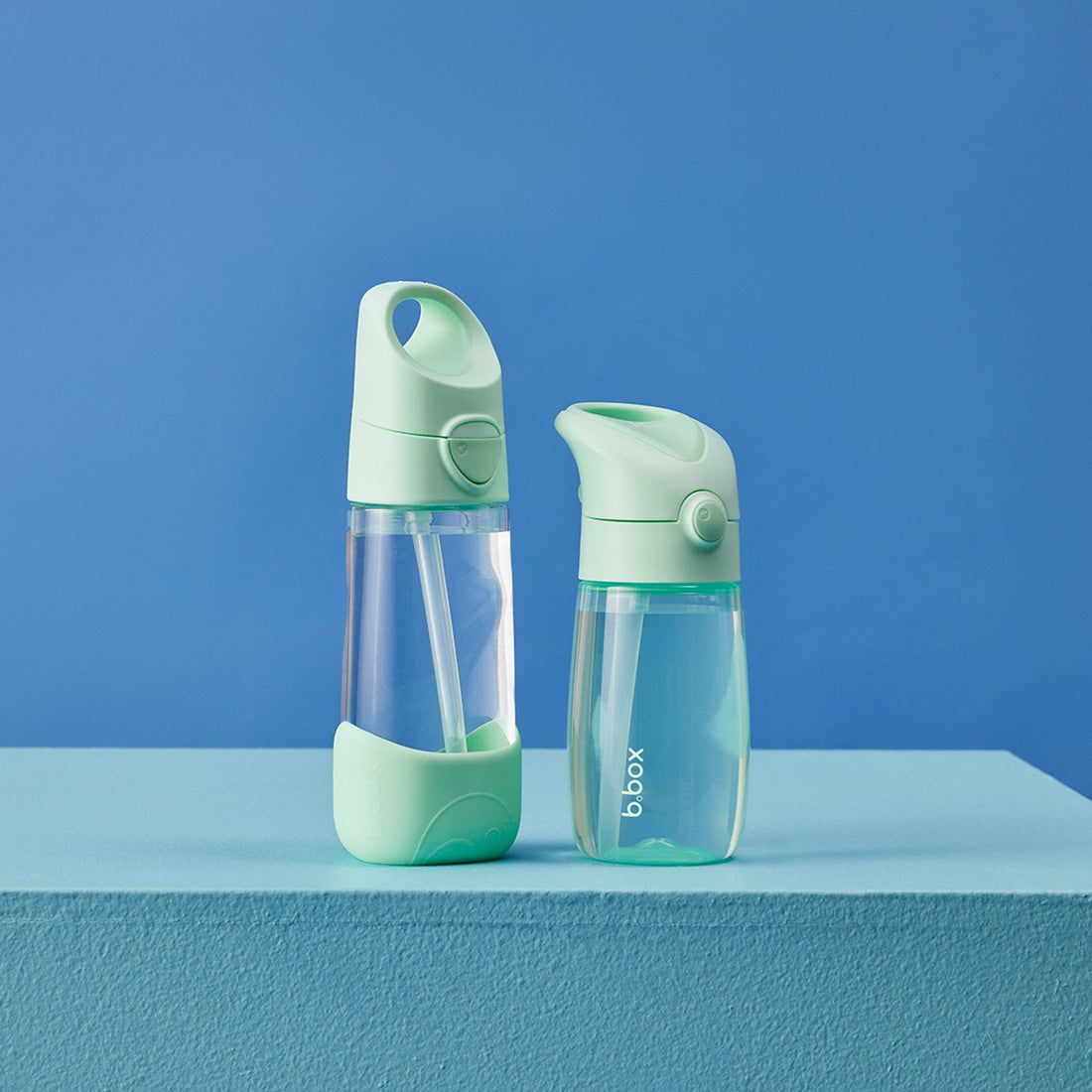 B.Box Junior Drink Bottle 380 ml in Spearmint Green, product parts and components