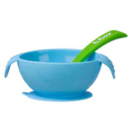 B.Box Silicone First Feeding Set (Suction Bowl And Spoon)