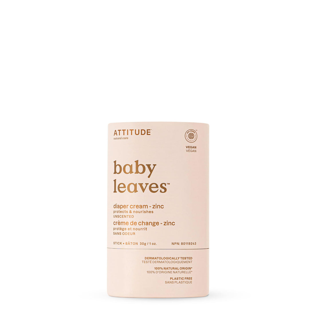 Attitude Baby Diaper Cream - Bar 30 g / 1 oz product image