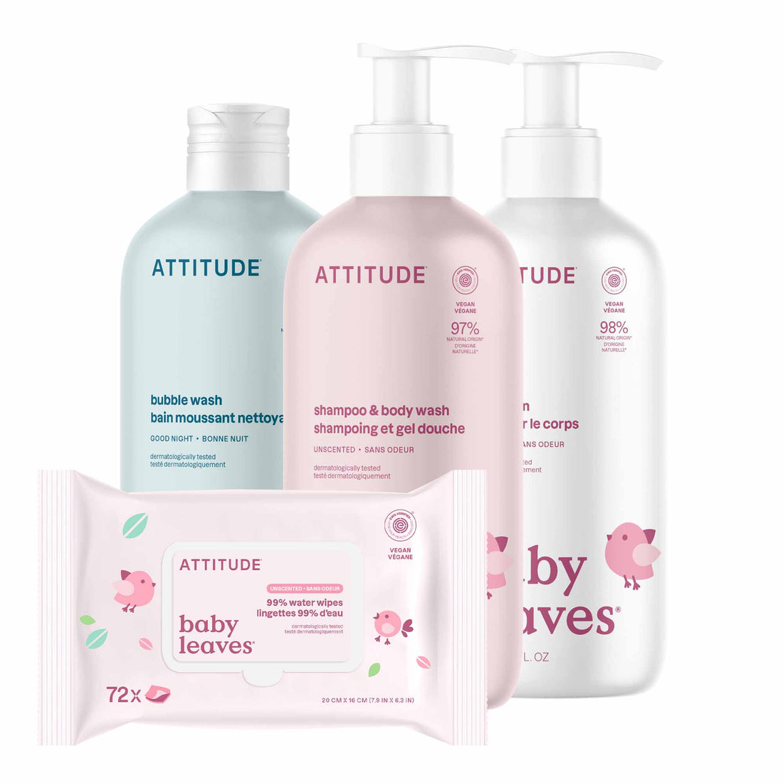 Attitude Baby Wipes - 99% Water product image
