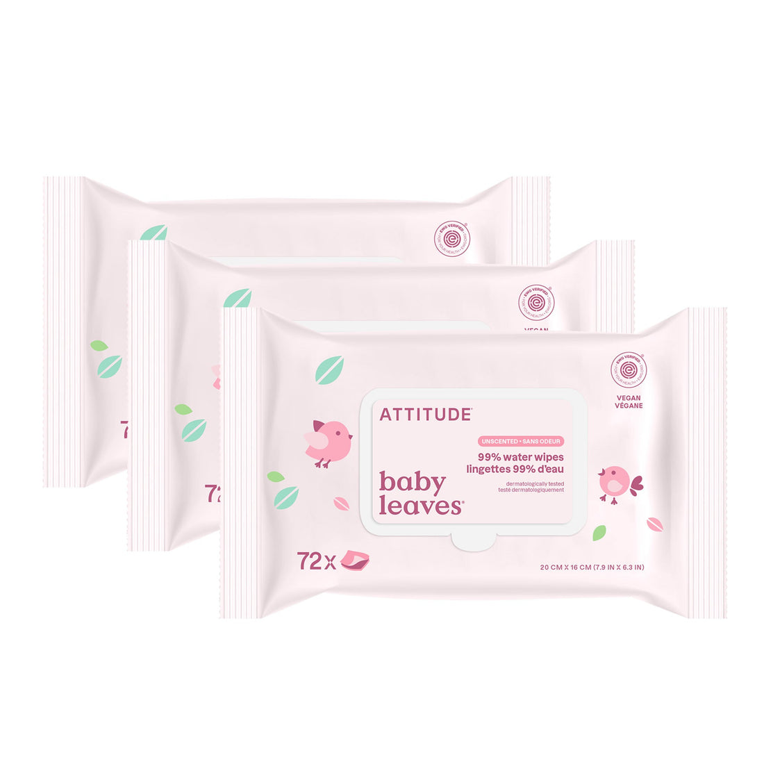 Attitude Baby Wipes - 99% Water product image