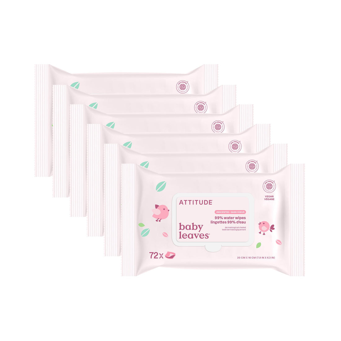 Attitude Baby Wipes - 99% Water product image