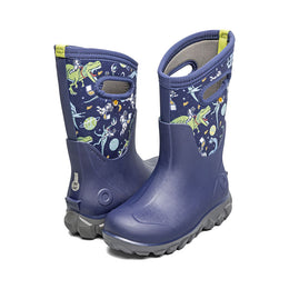 BOGS Kids Classic Seamless Space Cowboys Winter Boots - Navy Multi