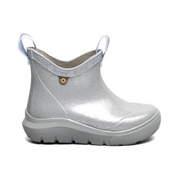 BOGS Kids Skyline Rain Chelsea Glitter Rain Boots - Silver
