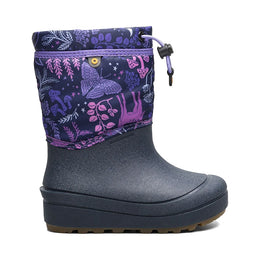 BOGS Kids Snow Shell Cosmic Forest Winter Boots - Indigo Multi