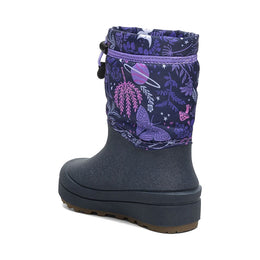 BOGS Kids Snow Shell Cosmic Forest Winter Boots - Indigo Multi