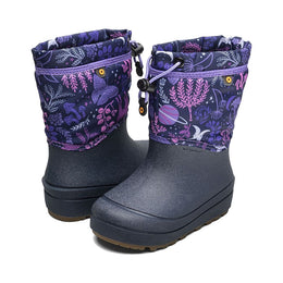 BOGS Kids Snow Shell Cosmic Forest Winter Boots - Indigo Multi